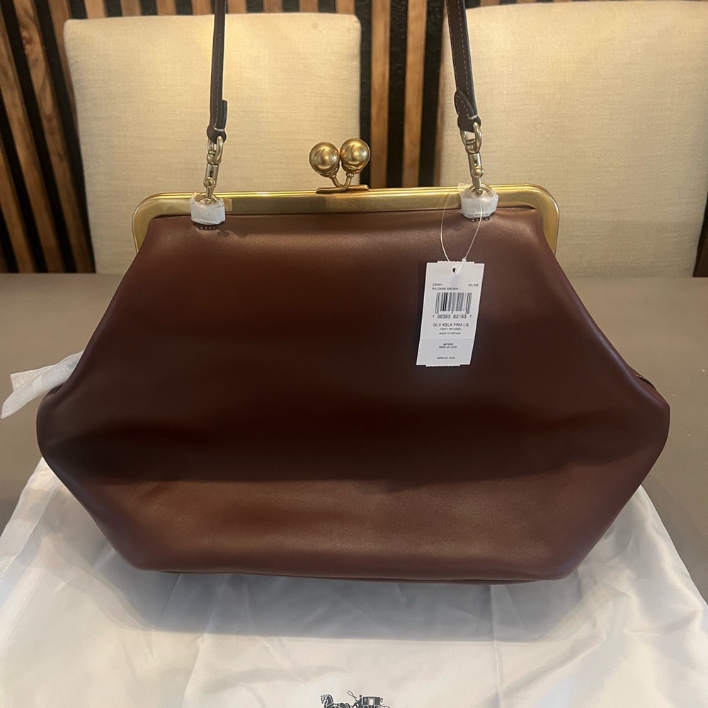 Coach Oversize Kisslock Frame Bag